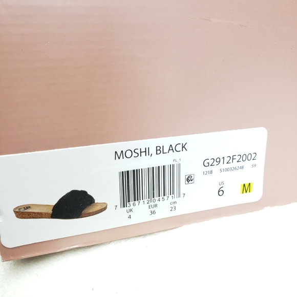 Fergalicious Moshi Black Sandals sz 6 - Picture 7 of 7